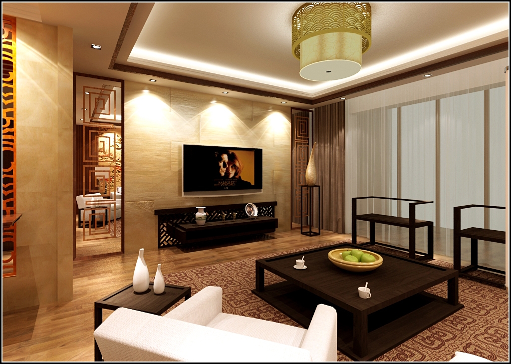 城市山水間中式風(fēng)格裝修效果