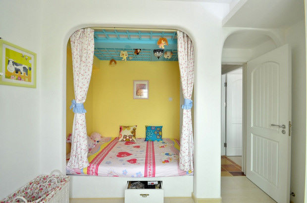 田園地中?；齑罨榉?尤愛藍(lán)色小清新風(fēng)格裝修