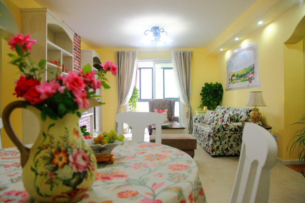 3室2廳簡(jiǎn)約田園美屋風(fēng)格裝修效果