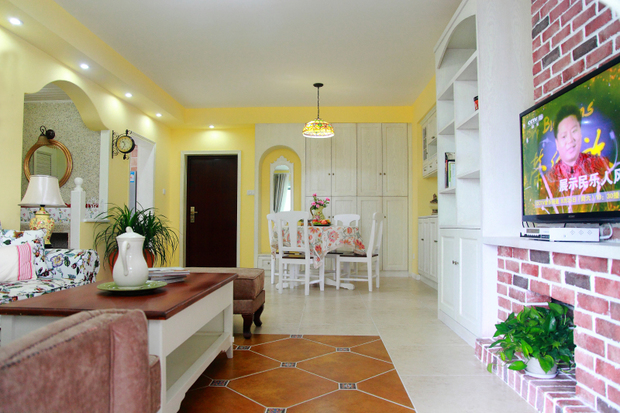 3室2廳簡(jiǎn)約田園美屋風(fēng)格裝修效果