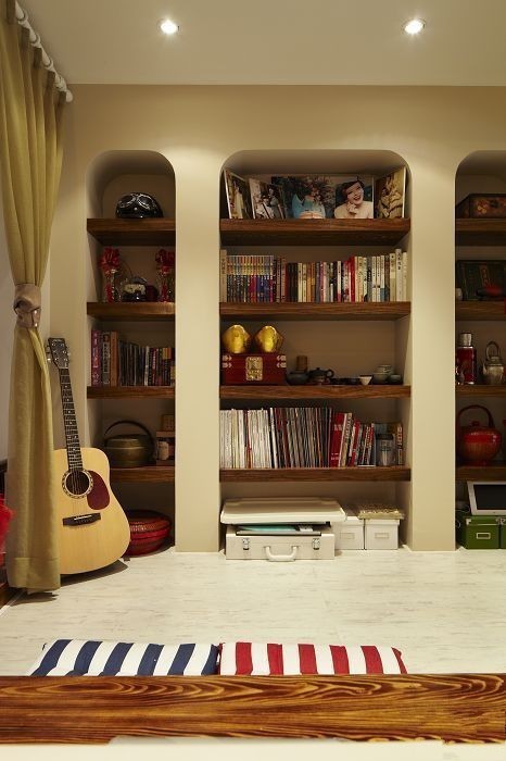 高貴特寫(xiě)地中海美式混搭三居室風(fēng)格裝修