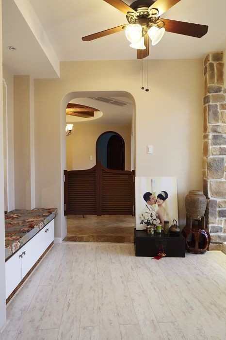 高貴特寫(xiě)地中海美式混搭三居室風(fēng)格裝修