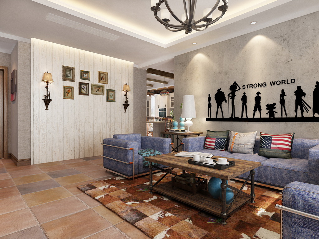 都市女性的美式鄉(xiāng)村風格裝修效果