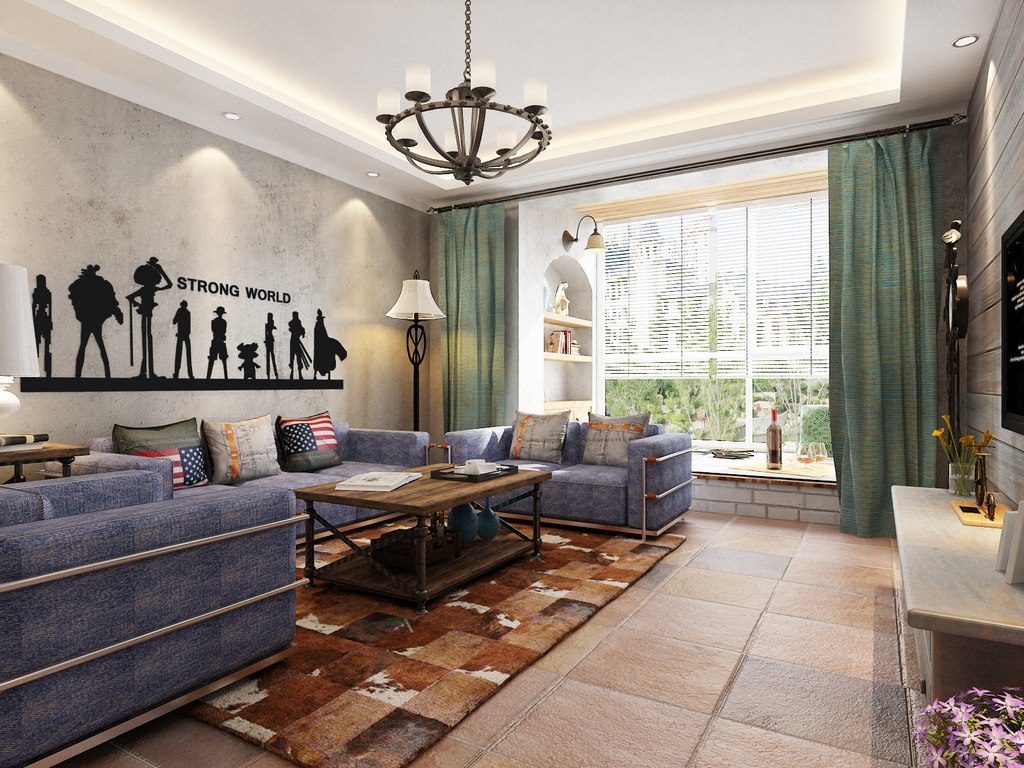 都市女性的美式鄉(xiāng)村風格裝修效果